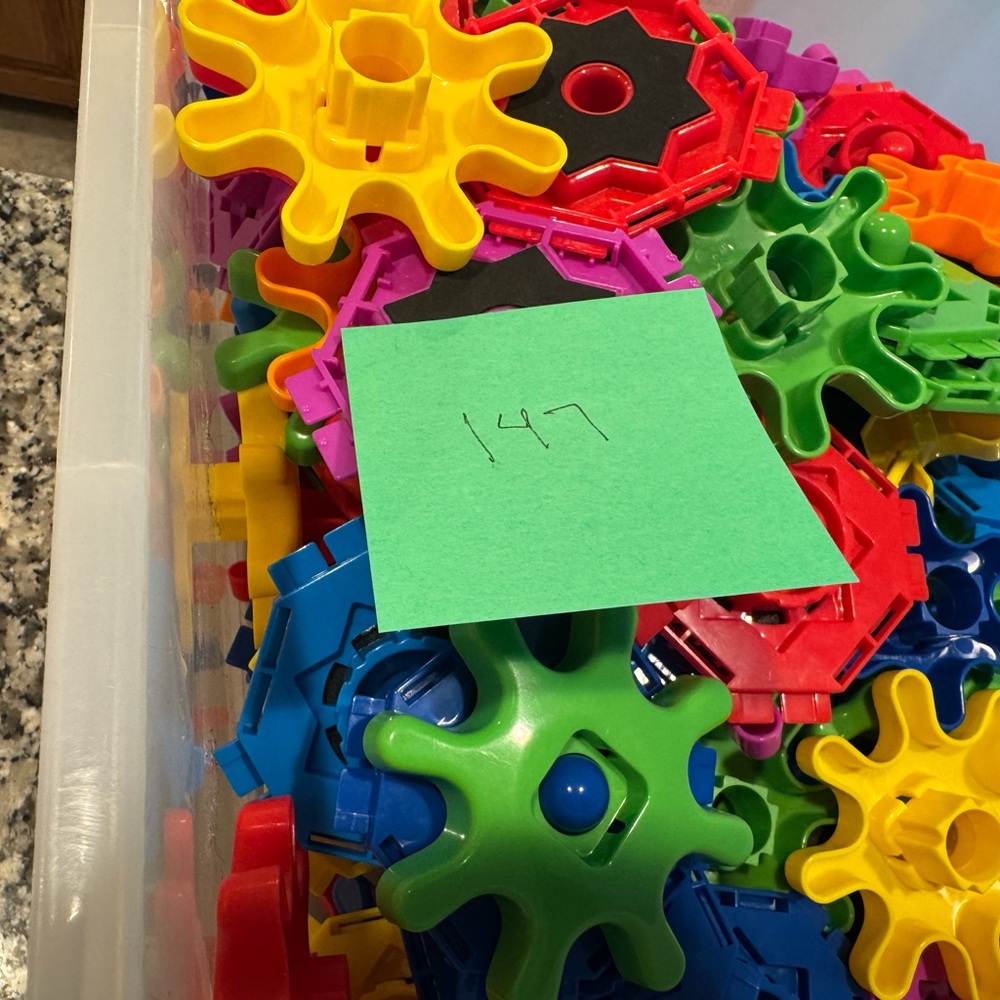 149 Colorful Interlocking Gear Building Toy - Multicolor - Picture 4 of 4